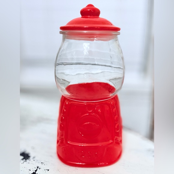 Other - Red Gumball Machine Jar